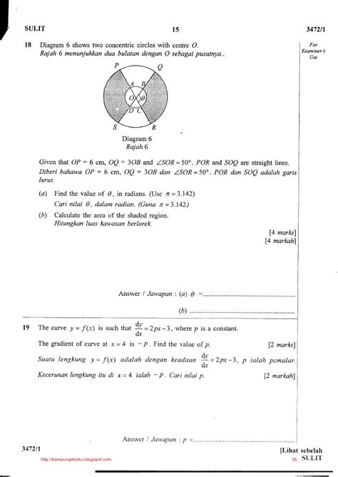 Soalan Dan Jawapan Addmath Tingkatan 4 Image