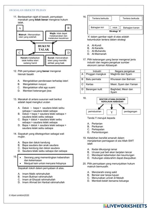 Soalan Objektif Spm Pendidikan Islam Image